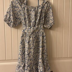 Floral Puff Sleeve Dress